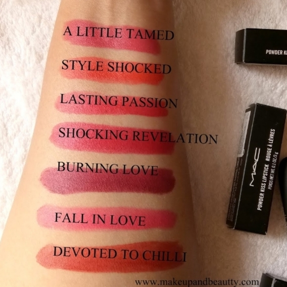 Mac Cosmetics Powder Kiss Lipstick | Style Shocked | Brand New in Box - Picture 13 of 15